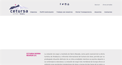 Desktop Screenshot of cetursa.es
