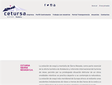 Tablet Screenshot of cetursa.es